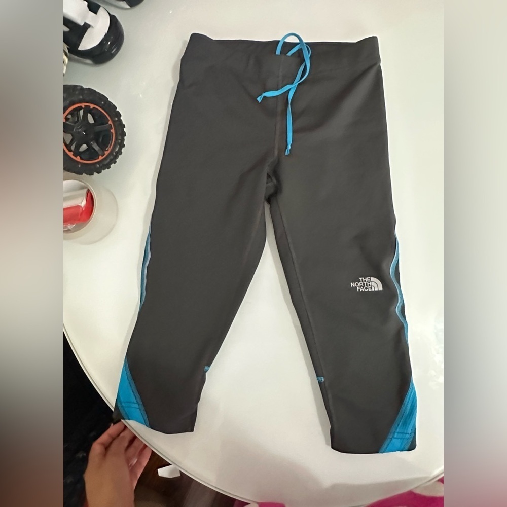 The North Face Kids Charcoal and Teal Joggers